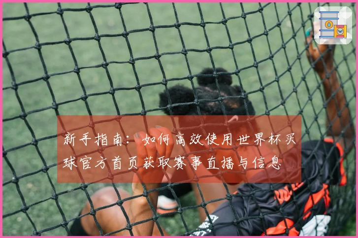 新手指南：如何高效使用世界杯买球官方首页获取赛事直播与信息